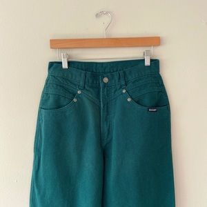 Vintage Rocky Mountain Forest Green Denim